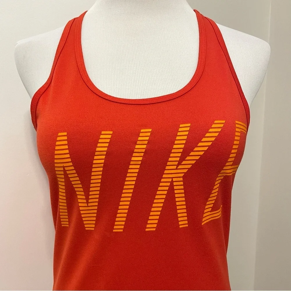 Nike Dri-Fit Women's Athletic Cut Racerback Red Tank Top Size S